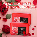 2PCS Rose-Flavored Handmade Essence Soap, Bath and Makeup Removal Handmade Soap, Hydrating and Moisturizing Cleanser Oasis Select ROSE 140g