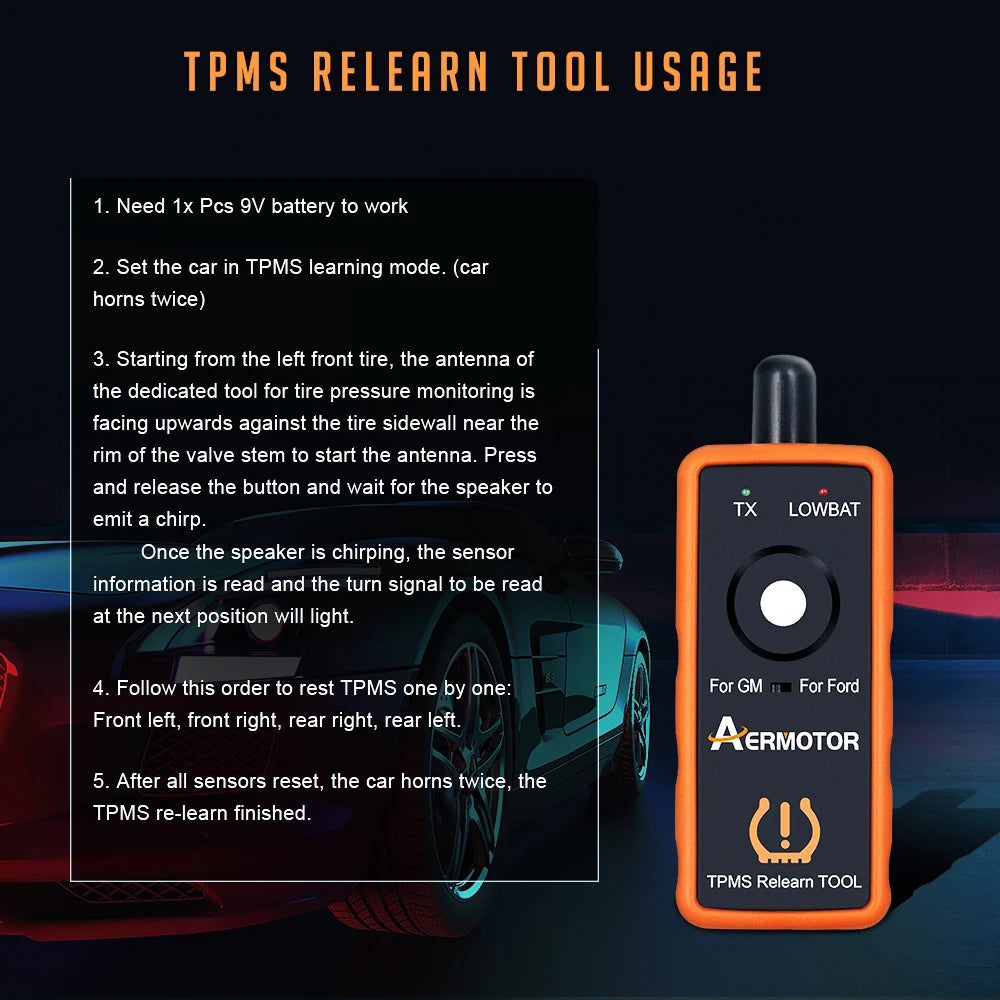EL-50448 TPMS Tire Pressure Sensor Scanner for GM & Opel TPMS Sensor Scanner Oasis Select
