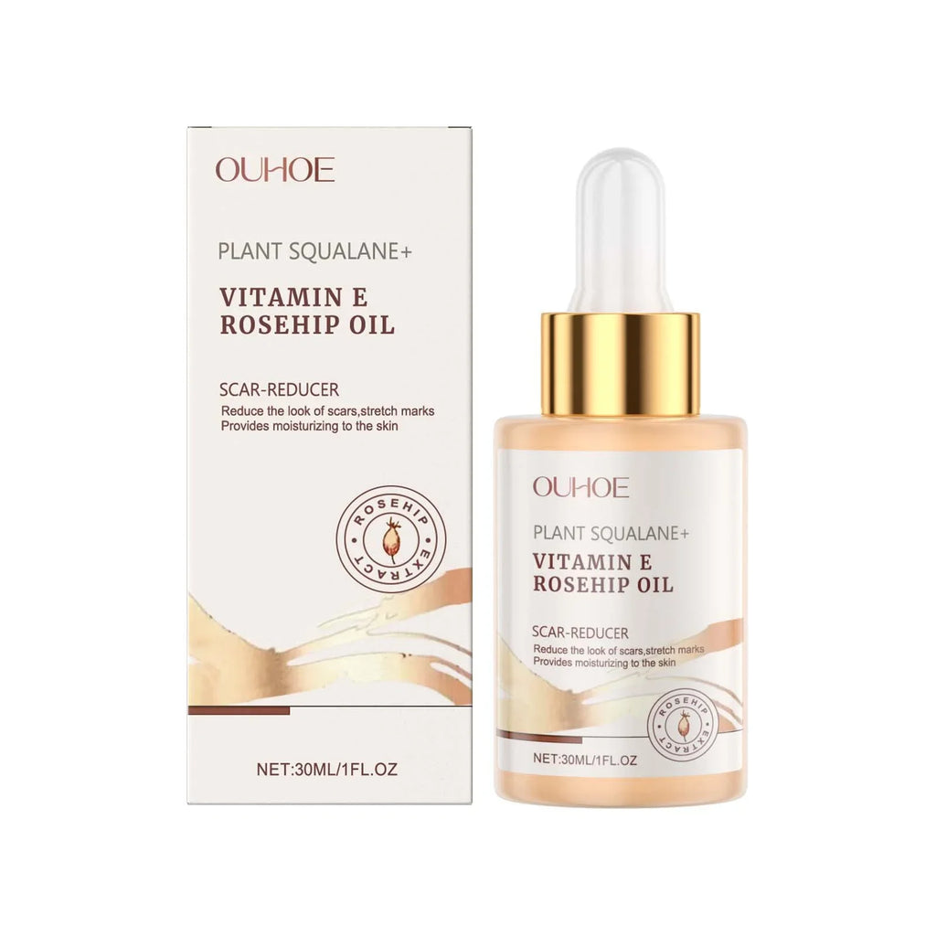 Moisturizing Squalane Rosehip Face Oil Lifting Firming Fade Fine Lines Smoothing Nourishing Skin Rejuvenation Facial Care Oil Oasis Select 30ml boxed