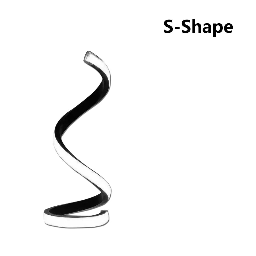 GGBEE Spiral USB LED Desk Lamp – 3 Color Dimmable Light LED Table Lamp Oasis Select Type B