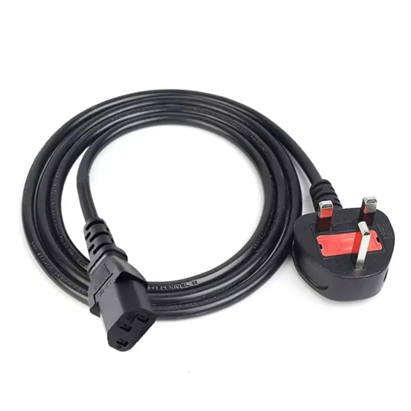 1.5m 3m PC Power Extension Cord 3-Prong EU US AU UK PLUG C13 AC Power Supply Cable Adapter Cord Charging Cable Line Wires Oasis Select