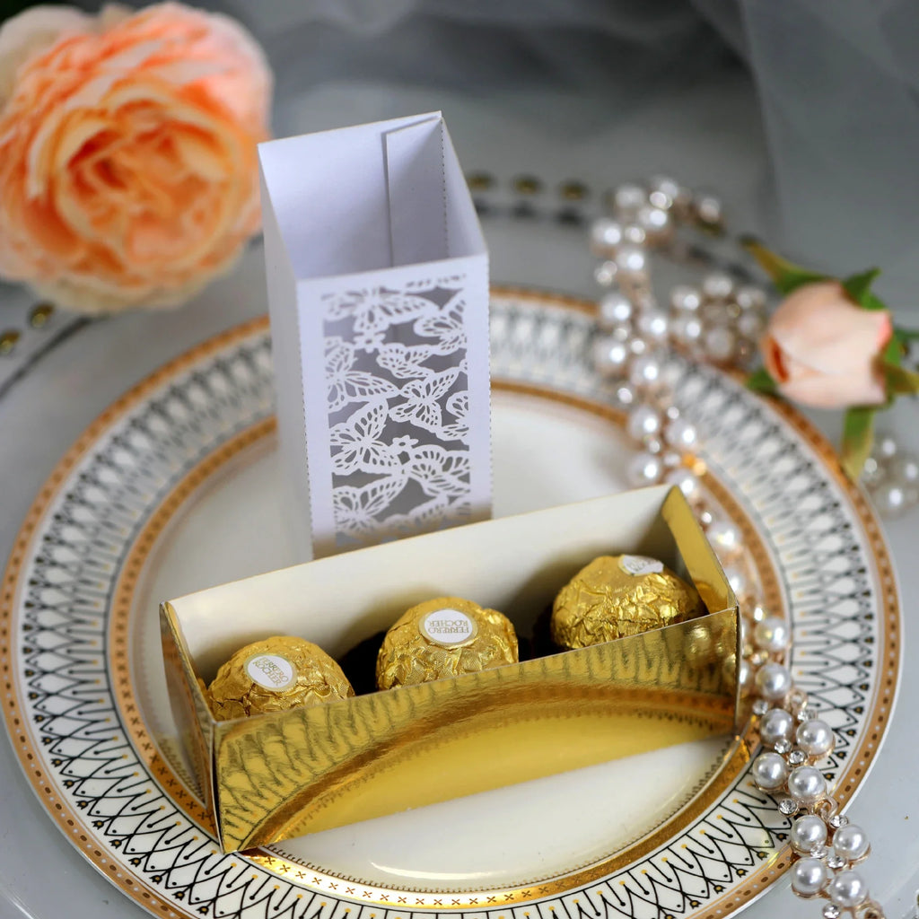10Pcs EID Mubarak Candy Box Ramadan Kareem Candy Cookie Packing Box Muslim Islamic Festival Party Decoration Supplies Oasis Select