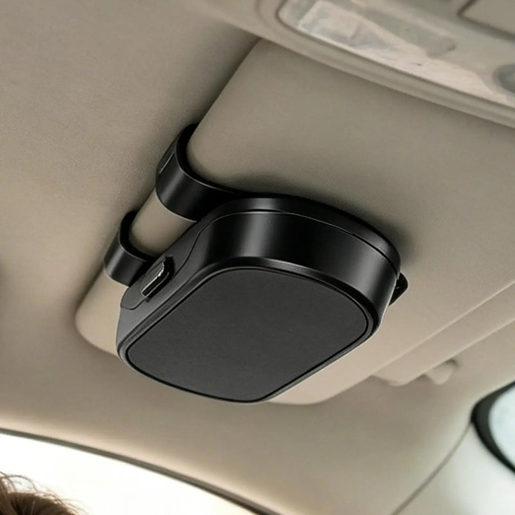 Car Glasses Box Portable Car Sunglasses Holder In The Car Driving Glasses Holder Eyeglass Case Sun Visor Car Lenses Holder Oasis Select