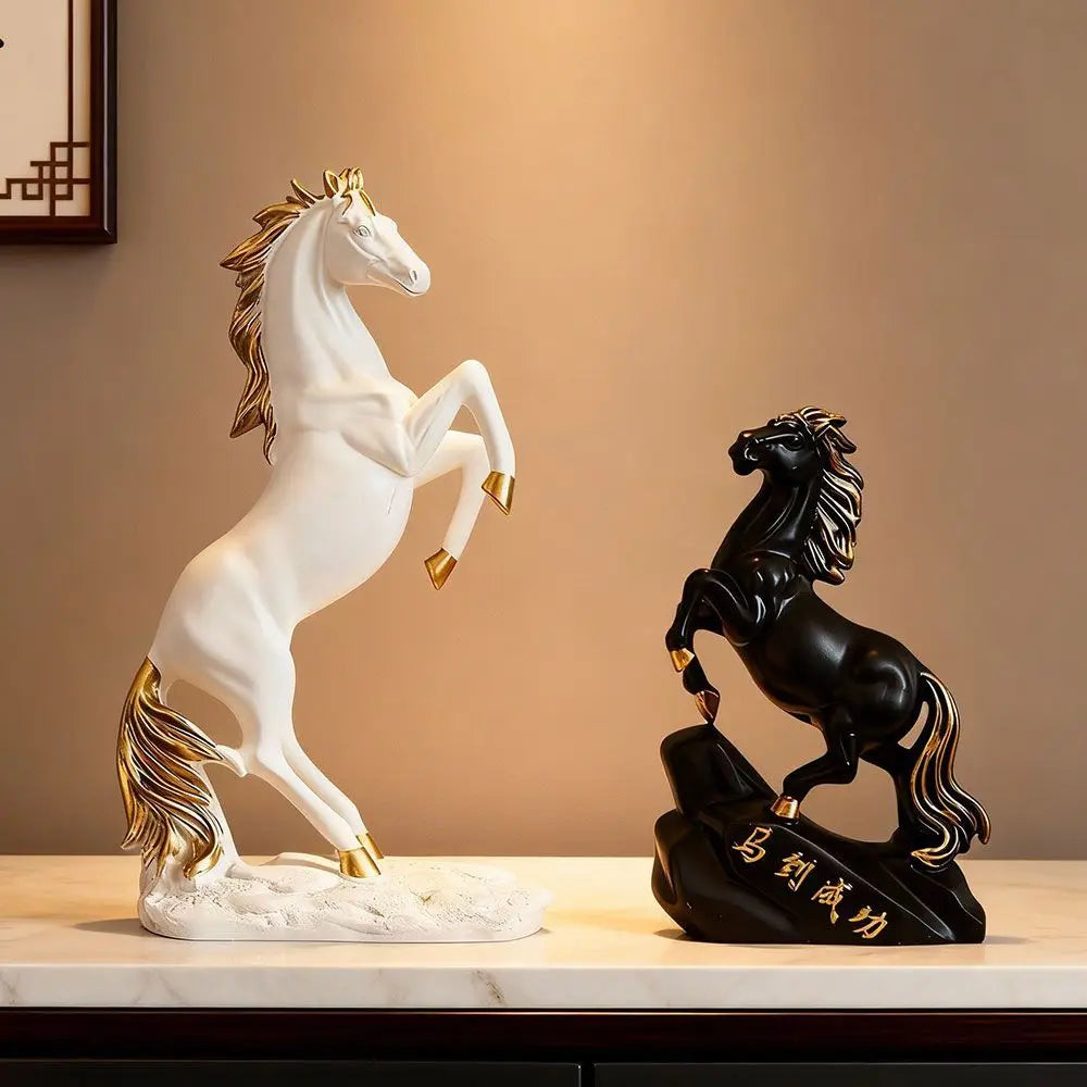 2026 Chinese Zodiac Horse Decoration Home Decor Craft Living Room TV Cabinet New Chinese Style "Horse to Success" Ornament Oasis Select