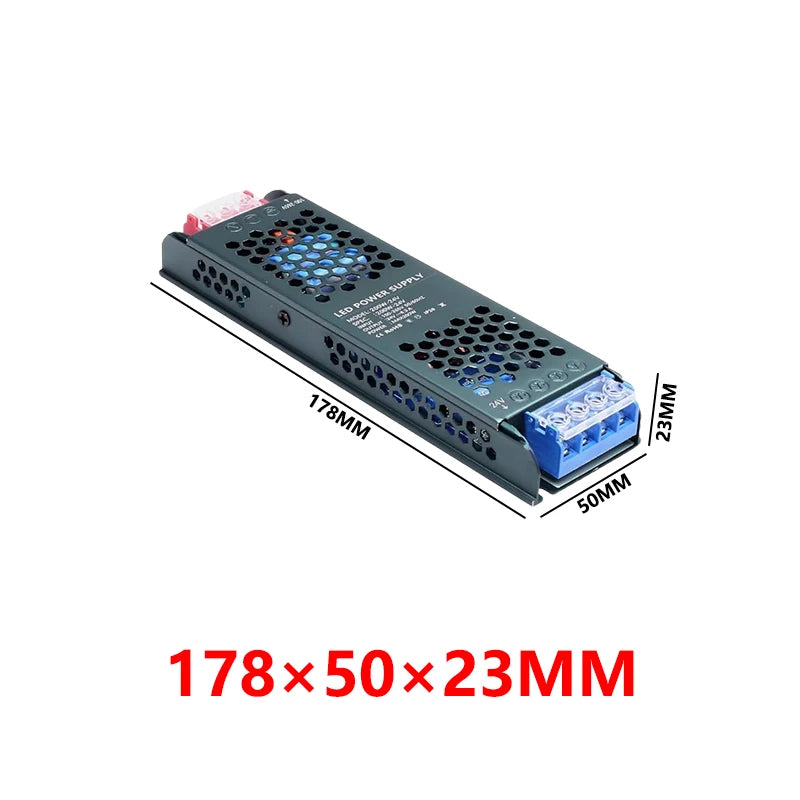LED Power Supply AC 220V TO DC 12V 24V LED Driver Lighting Transformer 12V 24V 60W 100W 150W 200W 300W 400W For LED Strip Lights Oasis Select 200W 24V