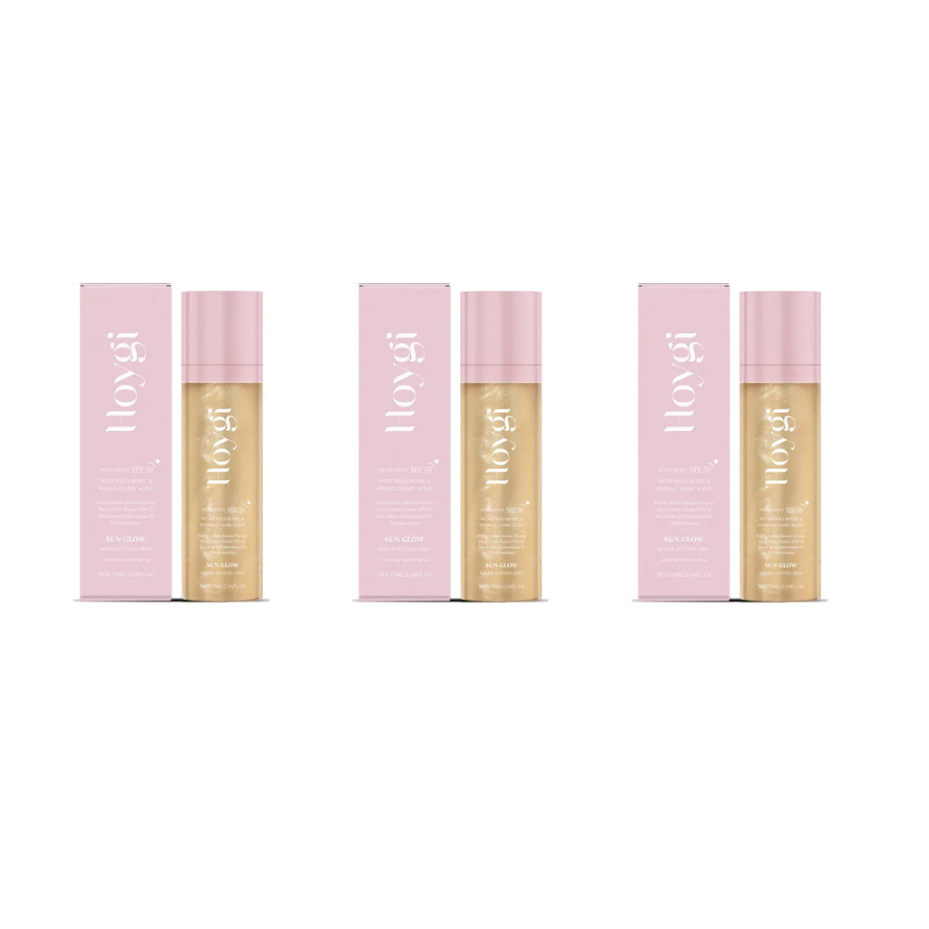 Hoygi SPF 50+ Setting Spray – Matte, Oil Control & Waterproof Makeup Setting Spray Oasis Select 3 x 75ml Boxed