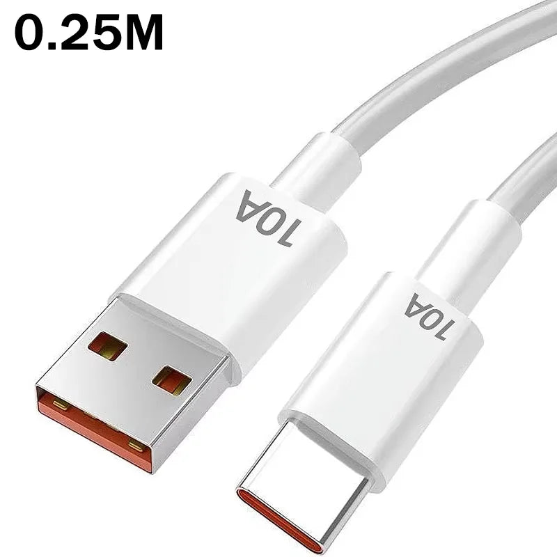 Total 120W Phone Charger Fast Charging Quick Charger PD USB Type C Wall Adapter For iPhone 16 15 Xiaomi 14 Huawei Redmi Oneplus Oasis Select 0.25M 10A Cable 1pcs