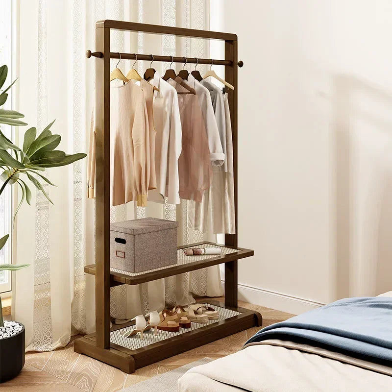 Multi-functional Coat rack Floor-to-ceiling hanger Bedroom home hanger Indoor room clothes drying rack removable Oasis Select