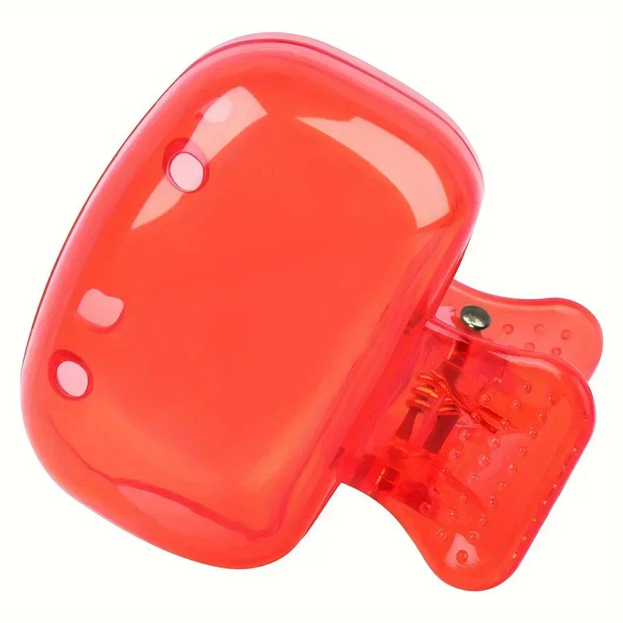 Travel Toothbrush Head Covers Toothbrush Protector Cap Brush Pod Case Protective Portable Plastic Clip For Household Travel Oasis Select Red