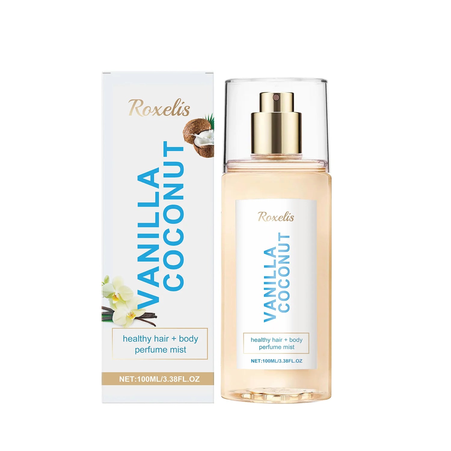 Vanilla Coconut Body Mist – Long-Lasting Fragrance Spray 100ml