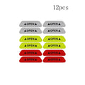 4/8/12/16pcs Reflective Car Door Sticker Safety Opening Warning Reflector Tape Decal Car Accessorie Interior Reflector Sticker Oasis Select 12pcs mix
