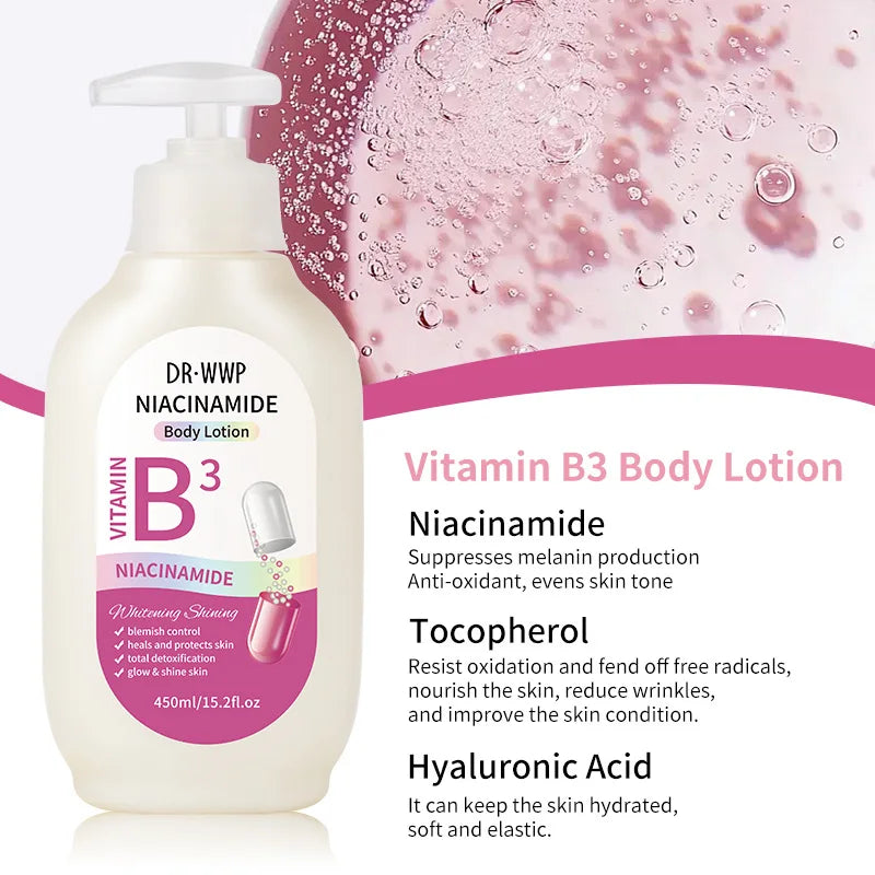 AHA Fruit Acid Body Lotion 450ml – Whitening & Moisturizing Body Moisturizing Lotion Oasis Select