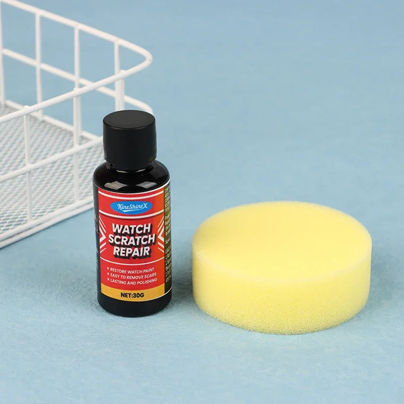 Quick Scratch Repair Polish Cream With Sponge Multi-Surface Restorer For Watches Jewelry Stainless Steel Metal Oxidation Remover Oasis Select