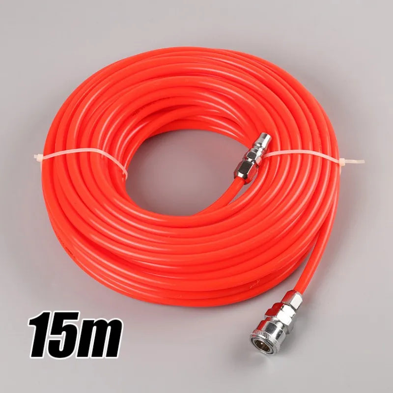 Heavy-Duty Pneumatic Straight Pipe Air Compressor Hose with Quick Connector – Ideal for Tools, Garden Gear & More Oasis Select