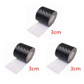 1/3Pcs Carbon Fiber Stickers Door Sill Anti-stepping Protector Trunk Bumper Side Mirror Anti Scratch Tape Auto Decals Oasis Select 3cm 3pcs Length 7m
