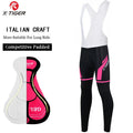 X-TIGER Pro Women's Cycling Bib Pant Breathable Shockproof MTB 5D Coolmax gel Pad Mountain Road Bicycle Tights Ciclismo Pants Oasis Select XW-CBK-01303 XL