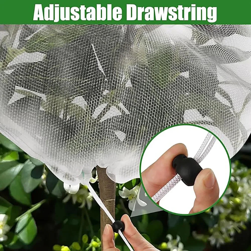 Protection Bags for Plants Cover Mesh Netting for Tree Vegetable Strawberry Grapes Pest Control Anti-Bird Protective Bag Oasis Select