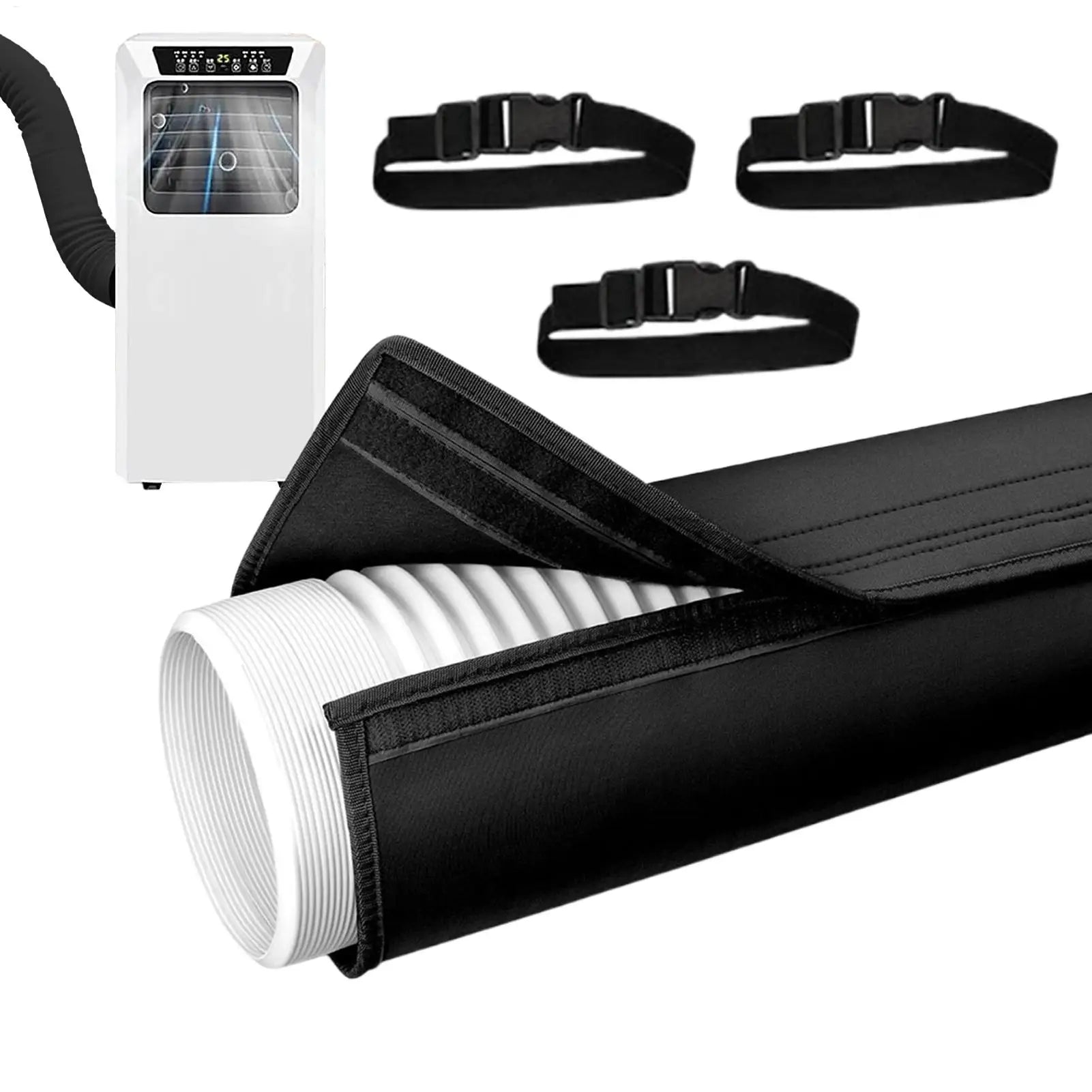 Air Conditioner Hose Cover Heat Insulation Air Conditioning Hose Insulation Sleeve for Homeowner Renter Technicians Landlord Oasis Select