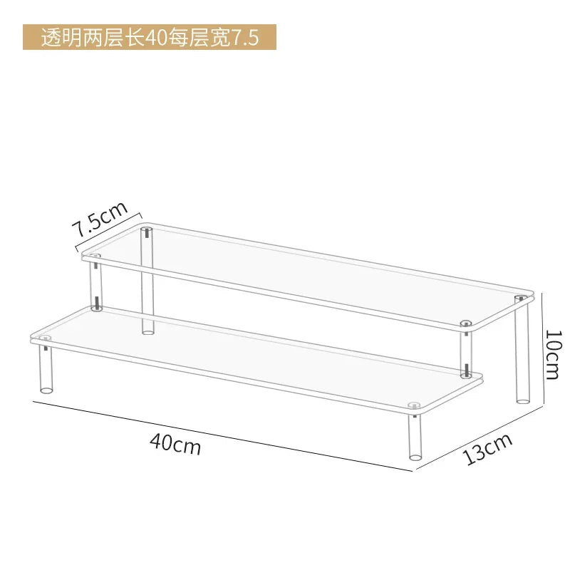 Clear Acrylic Display Stand | Perfume, Cupcake & Figurine Riser