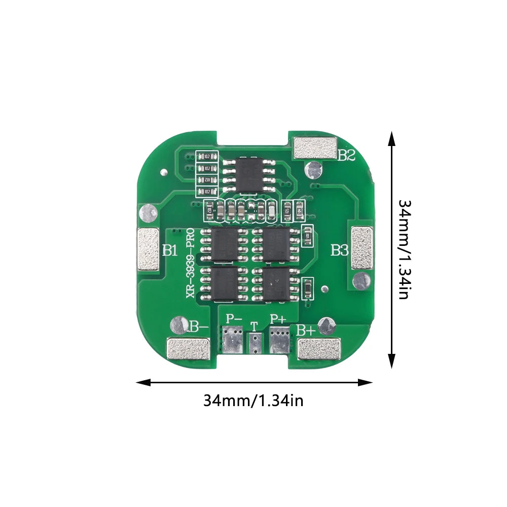 4S 14.8V / 16.8V 20A Peak Li-ion BMS PCM Battery Protection Board Bms Pcm For Lithium LicoO2 Limn2O4 18650 Li Battery Oasis Select