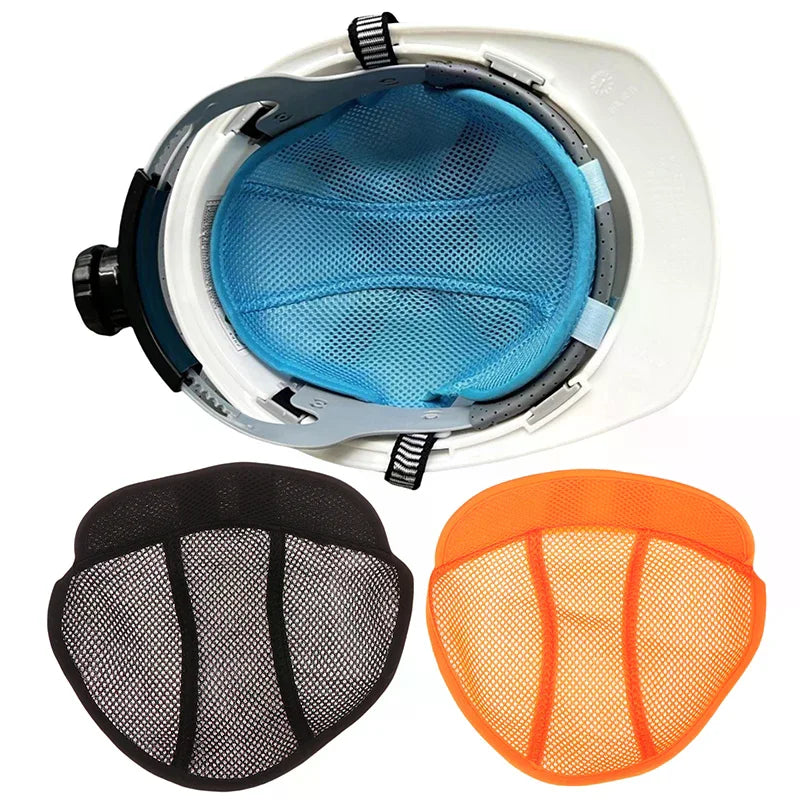 Safety Cap Cooling Pad Sweat-absorbing Ventilation Head Protection Adult Helmet Insert Liner Breathable Mesh Sweat Band Oasis Select