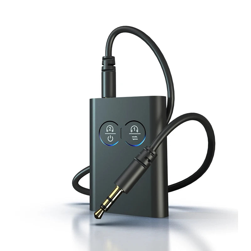 2 in 1 aptX Bluetooth Audio Receiver Transmitter aptX-Adaptive AD/HD/LL AAC 3.5MM AUX HiFi Music Multipoint Wireless Adapter Oasis Select