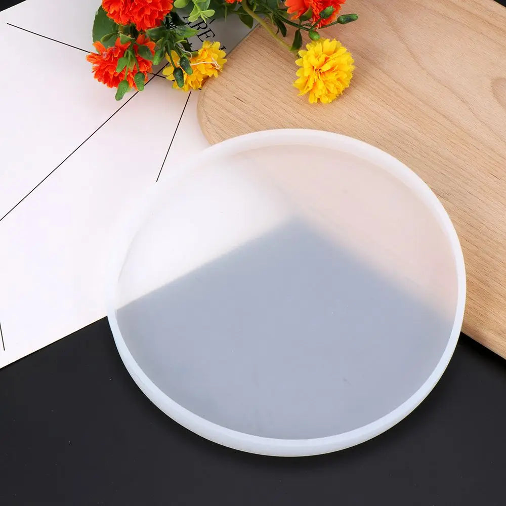 Silicone Mold Round Petri Dish Round Coaster Epoxy Resin Art Supplies Make Your Own Coaster Resin Molds Transparent Fluid Arts Oasis Select
