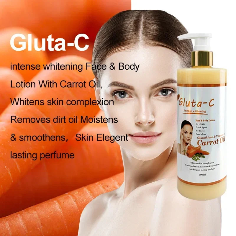 500ml Glutamate Body Cream Vitamin VC Moisturizing Lotion Skin Whitening Nicotinamide Anti Wrinkles Body Lotion Oasis Select