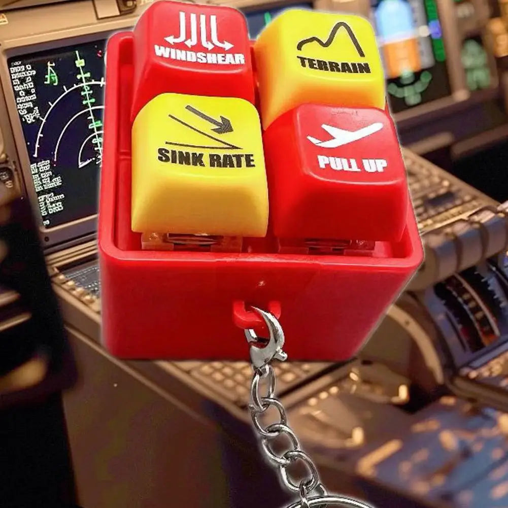 Aircraft Emergency Alarm Keychain – Personal Safety Alert