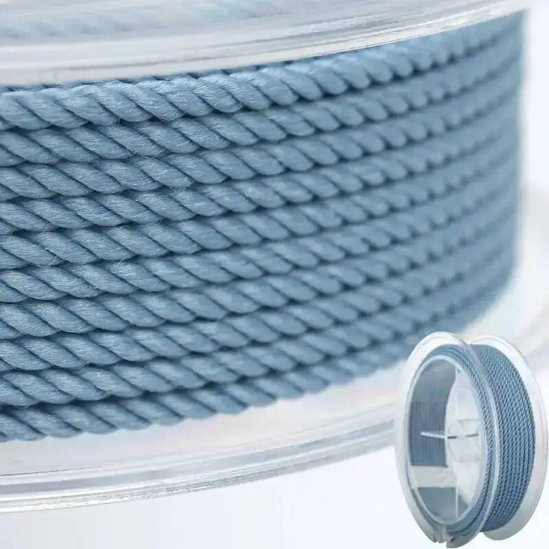 45m Silk Thread Milan Braided Cord DIY Jewelry Accessories Making
