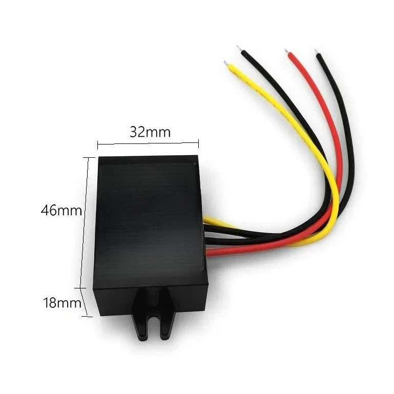 Waterproof Step-down Converter 12 24V 36V 48V 60V 72V 80V 85V to 12V 1A 2A 3A 5A Volt Regulator DC to DC Mini Buck Converter Oasis Select 2A 15-85V 12V