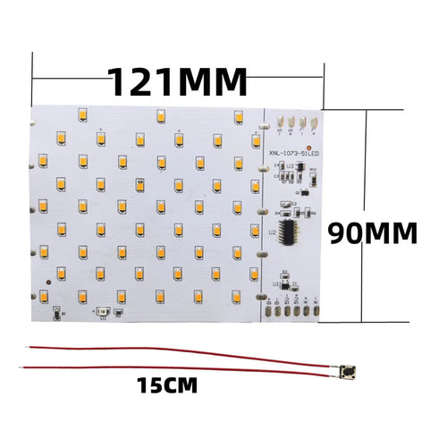 3.7V 51 LED Flame Light Circuit Board – 3 Modes Solar Candle LED Circuit Board Oasis Select france