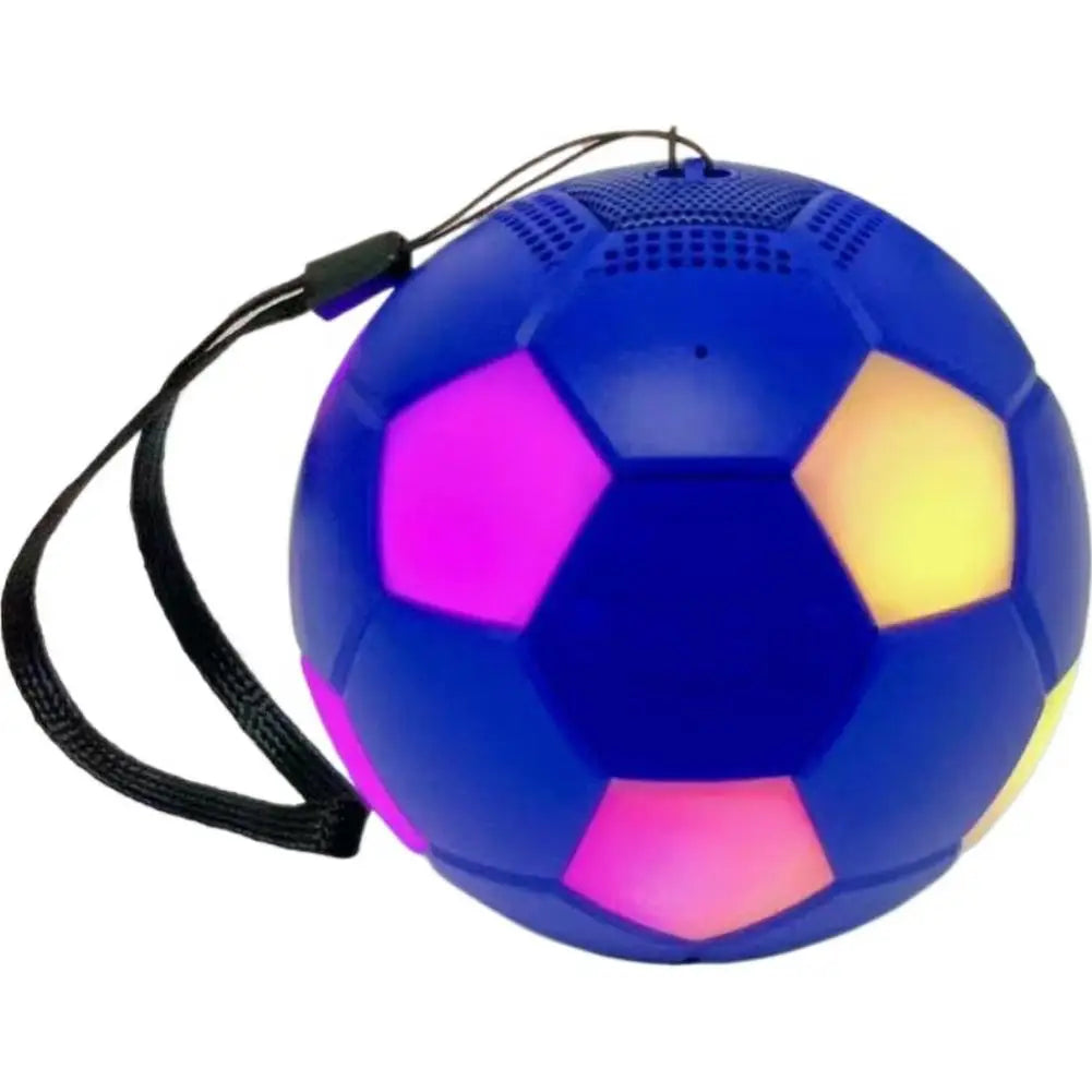 Football-Shaped RGB Bluetooth 5.3 Speaker – 360° Surround