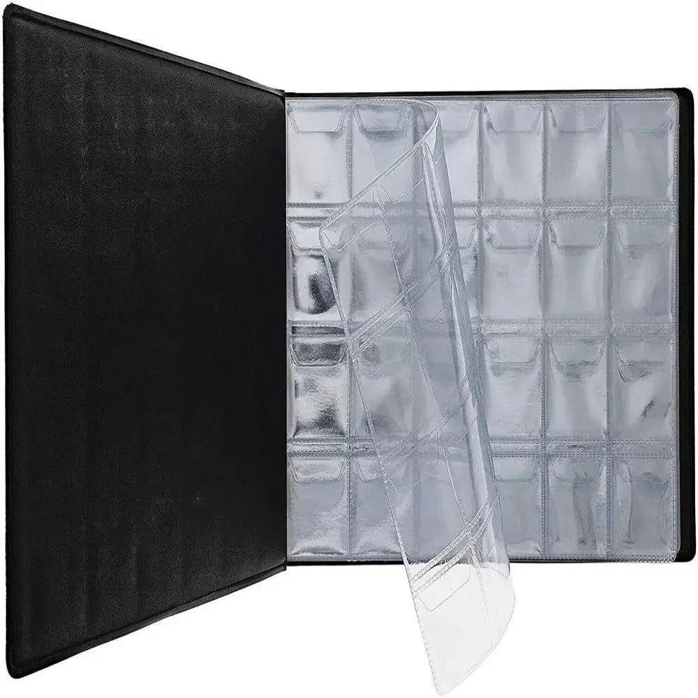 240 Pockets Coin Collection Holder PVC Penny Album Gifts Coin Collecting Album 10 Pages Coin Collection Book for Collectors Oasis Select