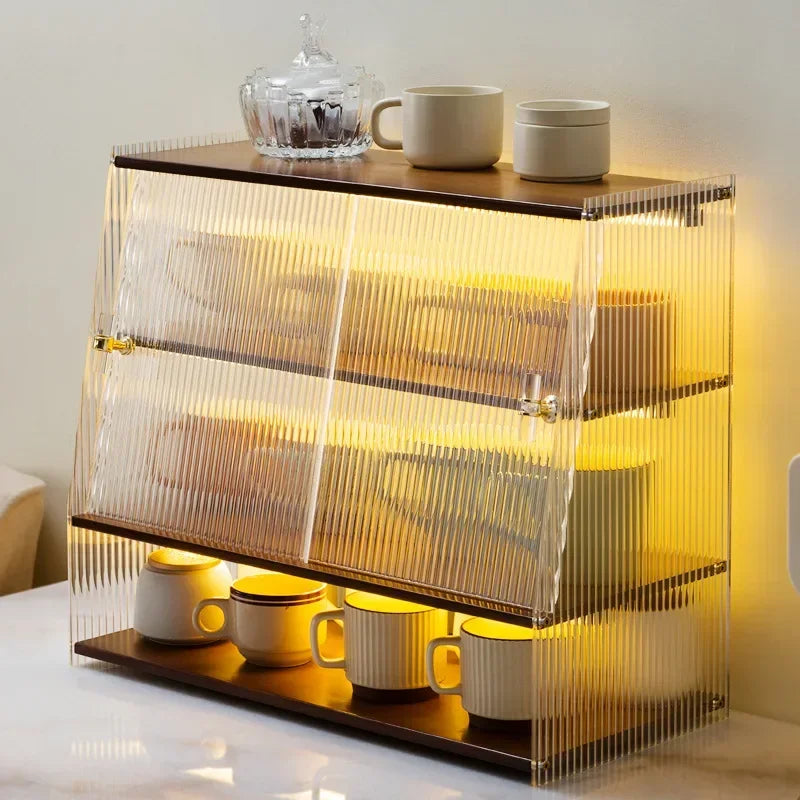 Dust-proof cup storage rack, cup holder, water cup storage rack, tea set, cup holder, coffee cup, mug storage box. Oasis Select