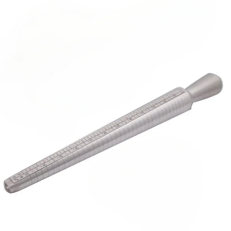 Metal Ring Sizer Measuring Tool Set Gauge Mandrel Stick Finger Tool Jewelry Making Equipments Accessories Oasis Select B