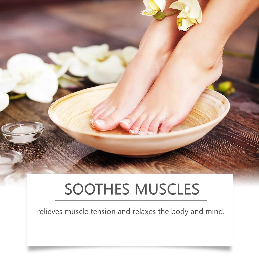 Magnesium Bath Salt Exfoliator Deeply Hydrating Soft Smooth Skin Improve Mood Nervous Sleep Quality Support Body Bath Salt SPA Oasis Select