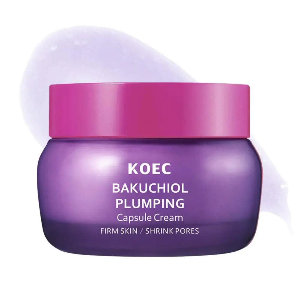Bakuchiol Plumping Capsule Cream – Firming & Vitamin Moisturizer