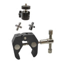 Super Clamp 360° Mini Ball Head Quick Release Mount for DSLR Camera