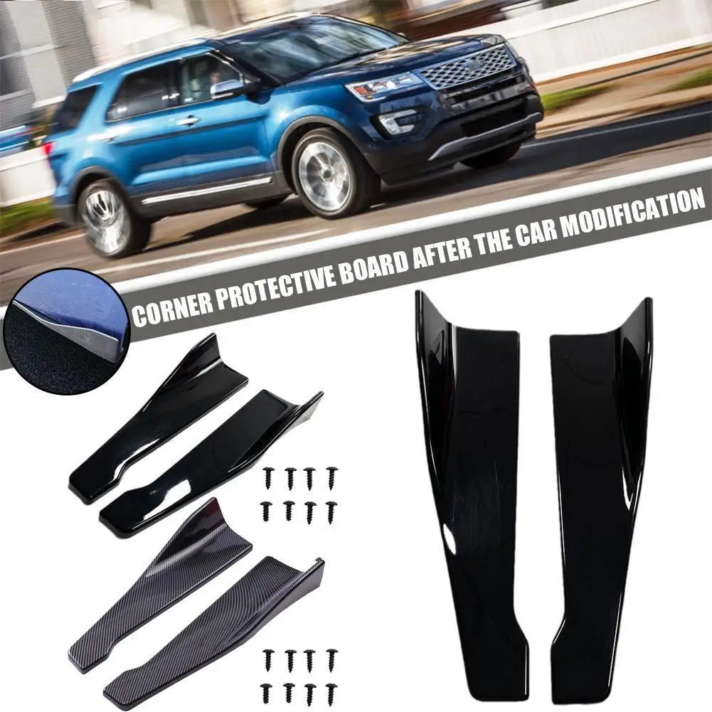 48CM Length Car Side Skirt Rear Bumper Lip Splitter Winglet Aprons Protector Scratch Automotive Accessories Oasis Select