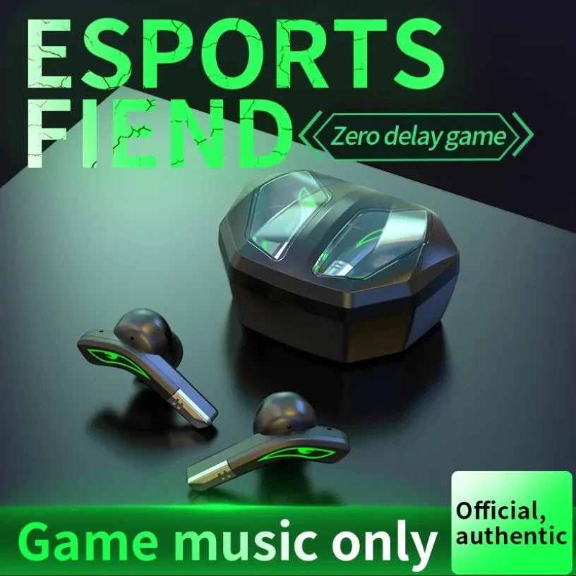 Bluetooth 5.2 TWS Wireless In-ear Earphone Professional High-Quality Low-delay Gaming Music Headphones For Games and Music Oasis Select