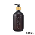 ✔Plastic Soap Dispenser Set Countertop Lotion Bottle Bathroom Refillable Empty Bottle For Shampoo Body Wash Hair Conditioner Oasis Select Conditioner