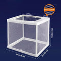 Breeder Box for Fish Tank Fish Isolation Box Mesh Box Juvenile Fish Separation Net with Suction Cups Fish Tank Incubator Box Oasis Select S