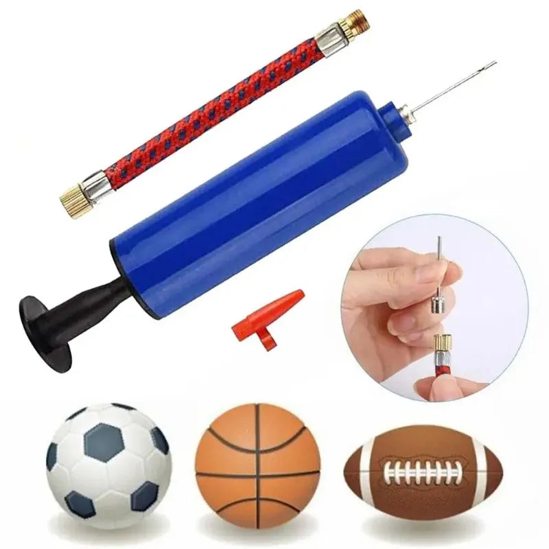 1pcs Universal Handheld Inflator Compact Portable Air Pump with Needle Practical Tool for Outdoor Sports Ball Inflation Oasis Select