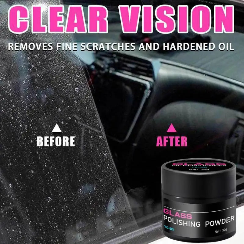 Glass Scratch Remover Oil Film Remover Polishing Powder Glass Cleaner Car Scratch Remover Glass Compound Glass Oil Film Cleaner Oasis Select