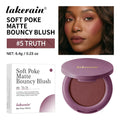 New Matte Blush Cream to Powder Cushiony Bouncy Texture Long Lasting Natural Flush Brightens Face Complexion Woman Makeup Oasis Select Color 5