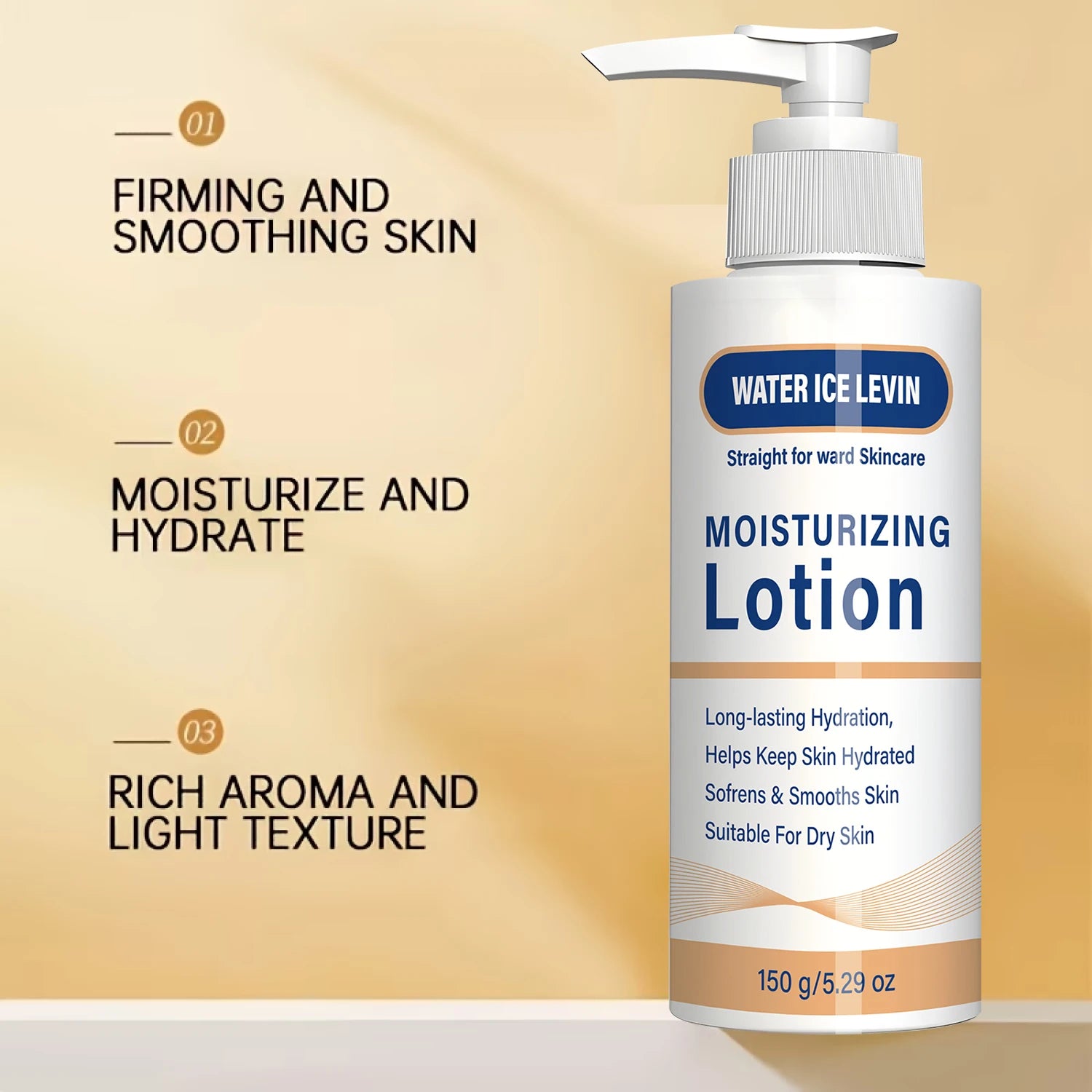 Water Ice Levin Dry Skin Moisturizing Lotion – 150g Body Cream Body Moisturizing Lotion Oasis Select