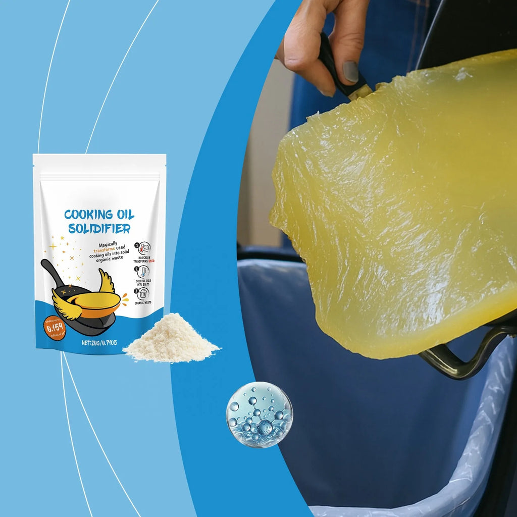Cooking Oil Solidifier – Eco Waste Oil Hardener 20g Oil Solidifier Powder Oasis Select