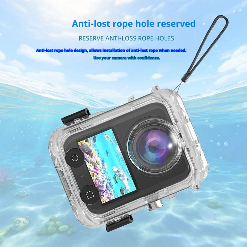 DJI Osmo 360 Waterproof Dive Case – 40M Invisible Housing