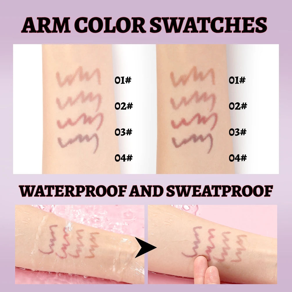 QiBest Matte Liquid Lip Liner Pen – Waterproof, Long-Lasting